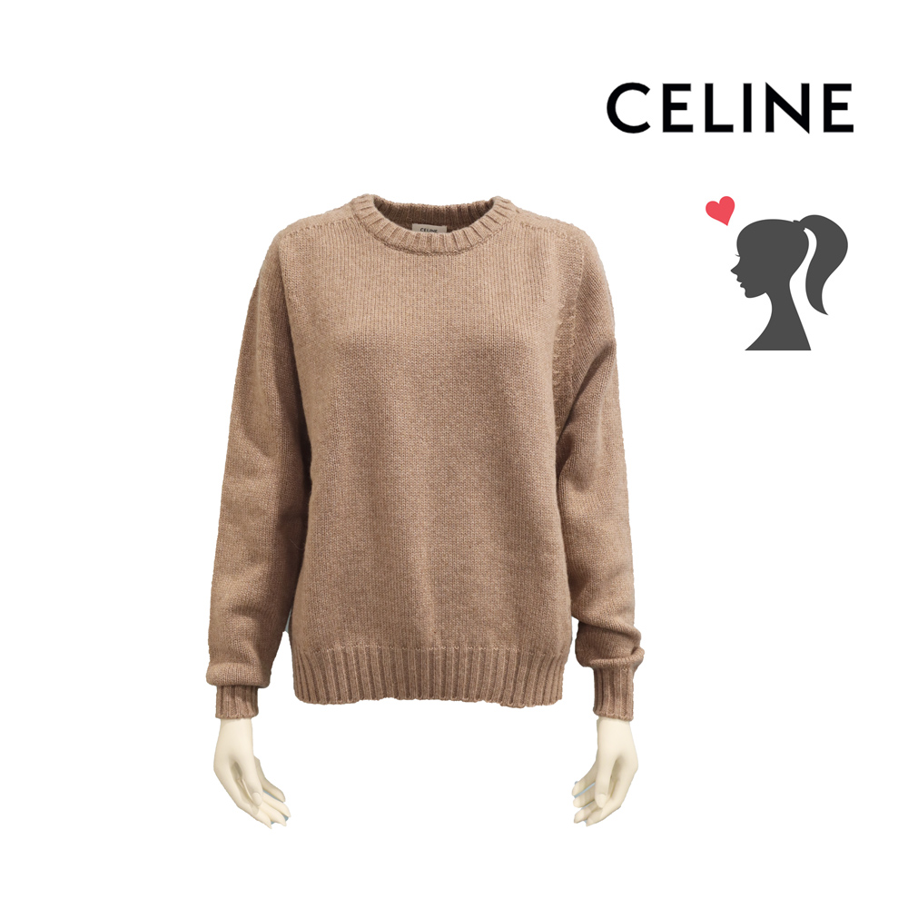 セリーヌ カシミアセーター レディース ブラウン | アウトレット
