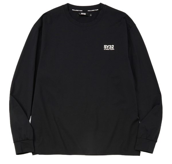 エスワイサーティトゥー サークルロゴ バックプリント ロングTシャツ