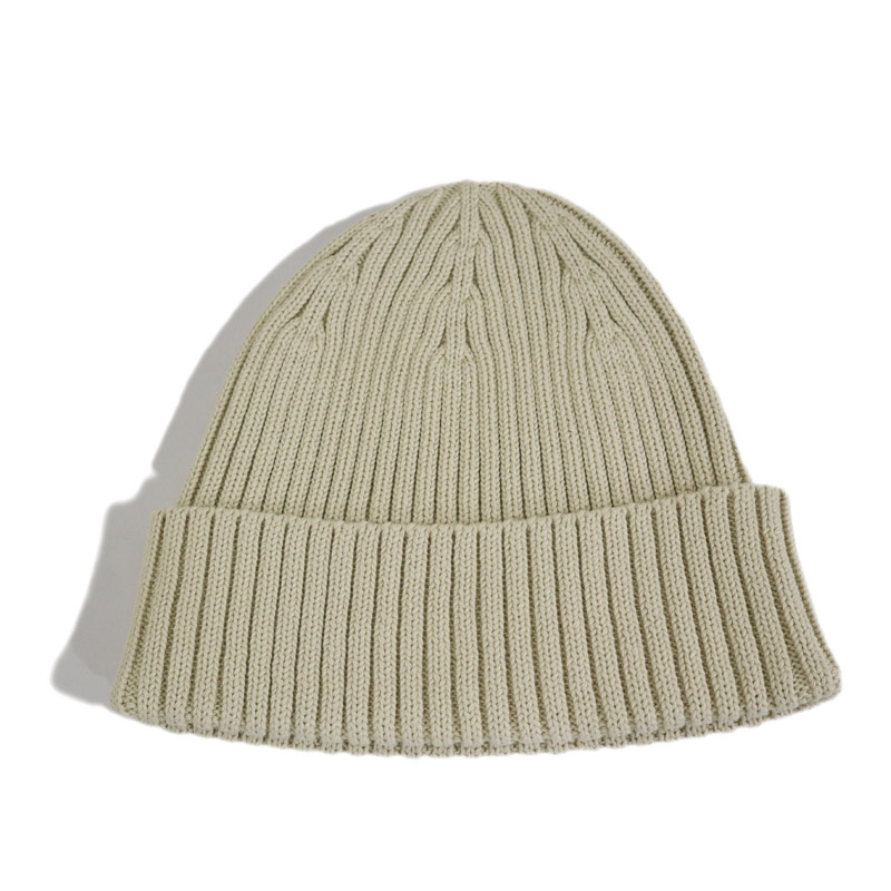 メゾンキツネ コットン ニット帽 ベージュ | アウトレットジャパン福岡